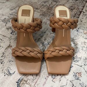 Dolce Vita Braided Tan Heels
